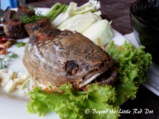 They have a wonderful way of cooking the Snakehead fish.