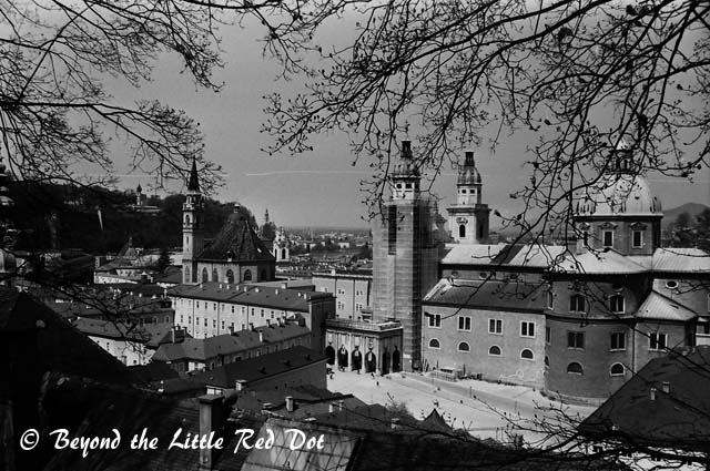 To enter Hohensalzburg castle, you need to climb up the hill. It's quite an enjoyable climb as you get to see beautiful views of the baroque buildings and listen to classical music coming up from the buskers in the streets.