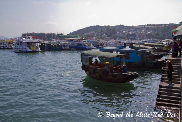 Lots of boats for fishing and cruising. In the distance you can see the luxury seafront facing homes.