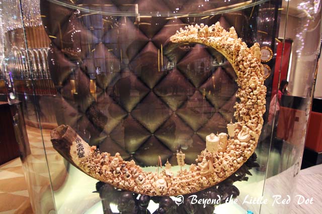 Inside you will find Stanly Ho's art collection. Animal conservationists will cringe at the amount of ivory here.