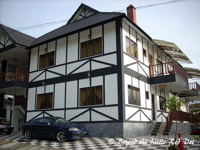 One of the English styled apartments that are available for short stays.