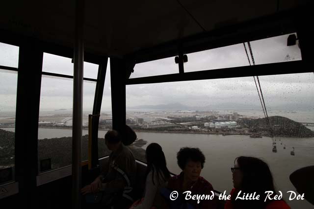 You get to see the airport along the way.