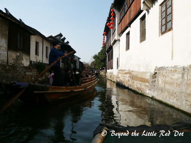 A slow boat ride is just nice to enjoy the village scenes without jostling with the tourist crowds.