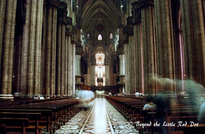 The main hall of the Duomo.