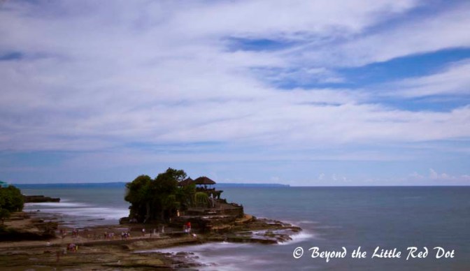 Tanah Lot, the most photographed temple in Bali. I was trying a long exposure shot with a ND100 filter.