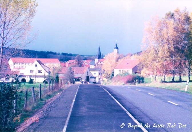 That's Marksuhl village center and where my inn was. Exciting isn't it?