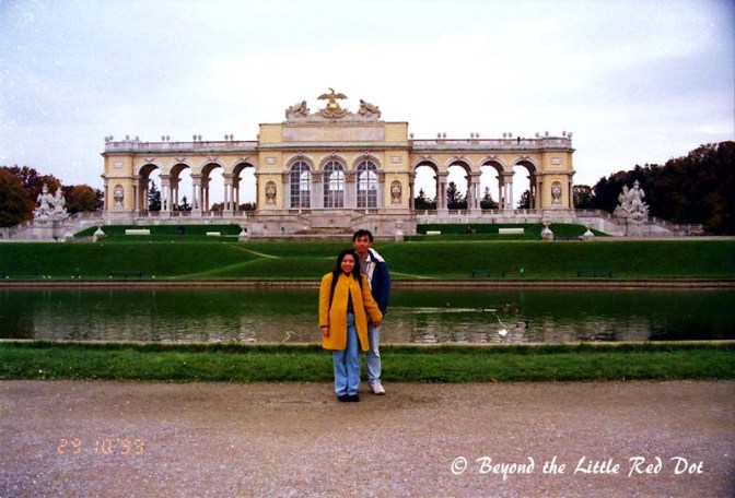 The Gloriette, a grand looking pavilion that is used as a dining hall or festival hall. There is an open air café there where visitors can eat and have a good view of Vienna.