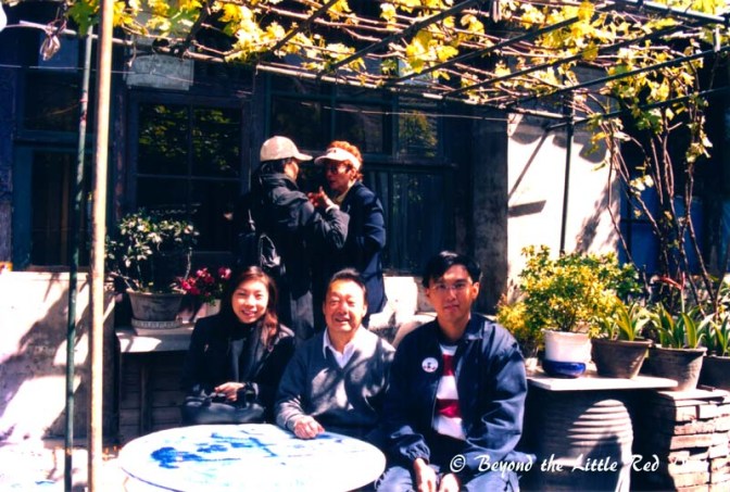 The warm and friendly owner of the residence, sharing his stories of life in Beijing.