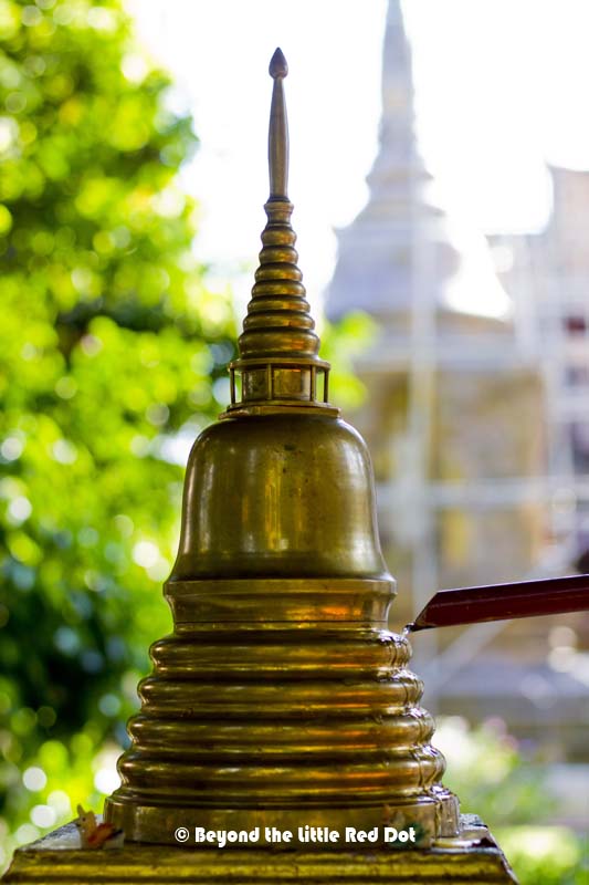 A shrine at Wat Chedi Luang.