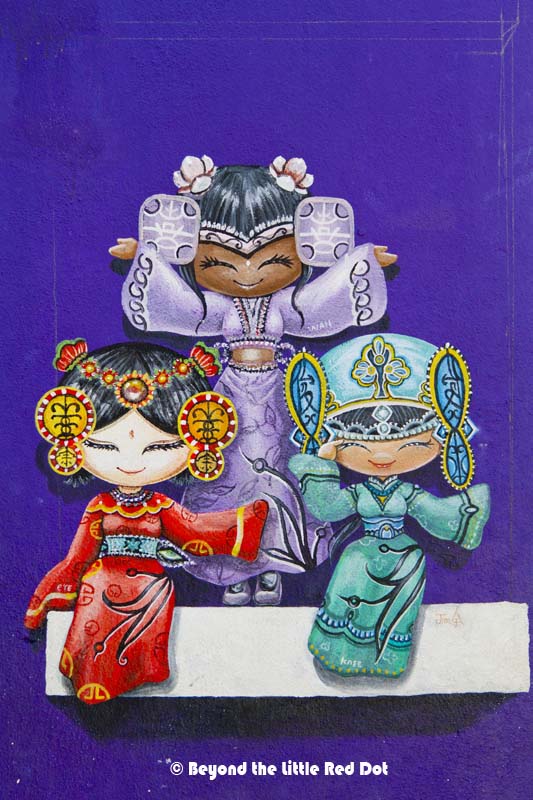 A lovely illustration of the racial harmony that exists here.