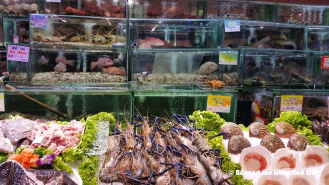 There are many seafood options along Gurney Drive.