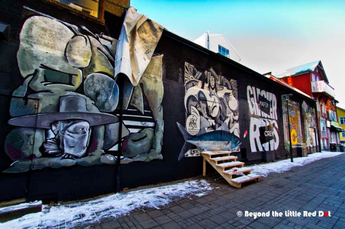 More graffiti art along the streets.