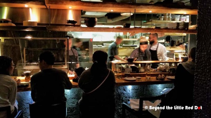 While eating out is expensive in Iceland, it doesn't mean that you should live like a pauper while on holiday. If you have to splurge on just 1 meal then I recommend the Fishmarket (Fiskmarkadurinn). This is a high end restaurant that is highly recommended. They serve fish from sashimi to European styles. Make a reservation first as it gets crowded. We didn't make a reservation and had to wait for more than an hour to get a table by the kitchen bar, which was quite cool actually, as we could see the chef preparing the food.