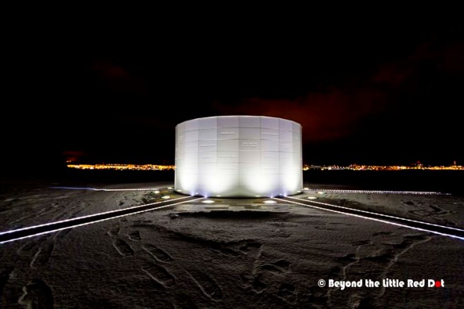 The Imagine Peace Memorial which was built in memory of John Lennon by Yoko Ono is also located on Videy Island. It's lighted up and shoots a tower of light into the sky on special dates like John Lennon's birthday and his death.