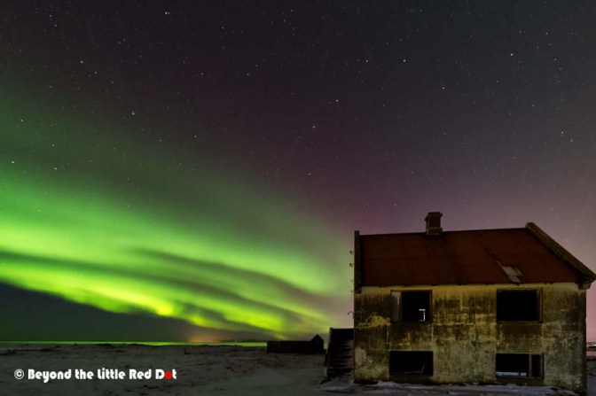 A closer shot with the abandoned house. 