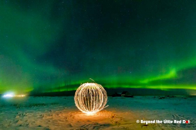 Another burning steel wool photo. This involves swinging a clump of burning steel wool at the end of a cable.