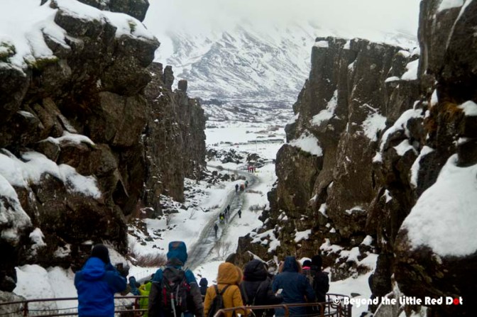 Taking a walk down the slippery path into the rift valley.