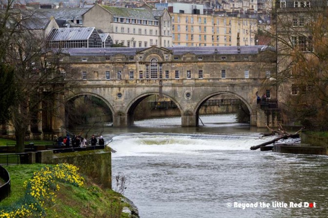 One of the more famous sights in Bath is Pulteney Bridge.