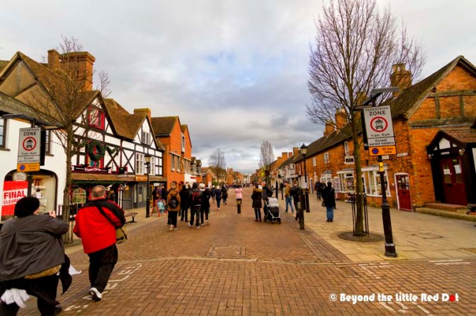 The main street that runs from Shakespeare's birthplace all the way down to the Avon River. 