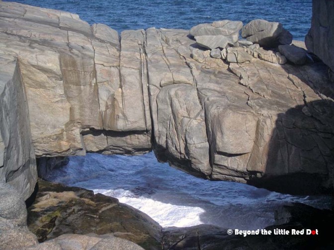 The Natural Bridge formation. 