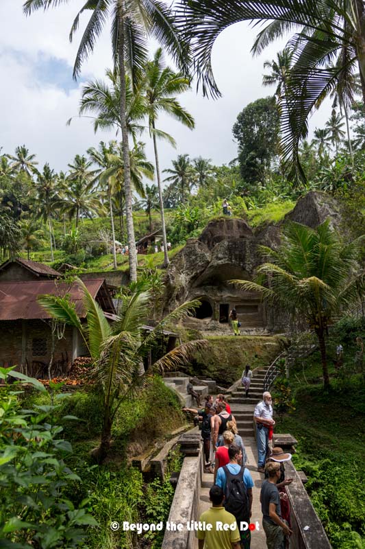 Crossing over a small stone bridge to the other side of the valley.