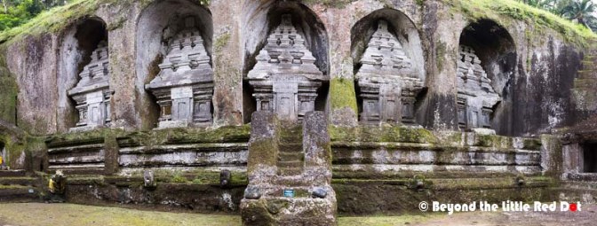 More of the 'Candi' are carved into the other side of the valley.