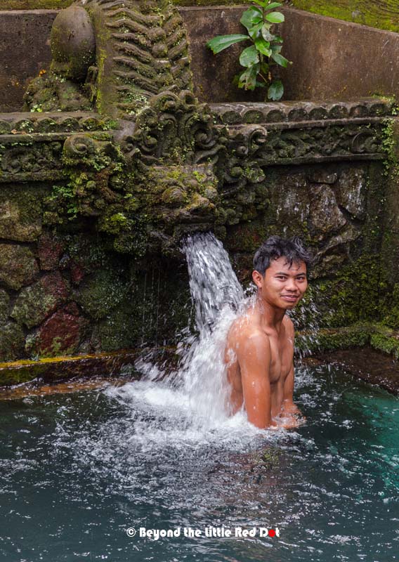 I really thought about jumping into the water.