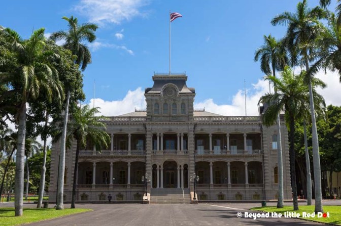 We visited 'Iolani Palace on a Sunday when it was closed. It's opened Mon-Sat, 9am-4pm. They offer guided tours and audio led self-guided tours.