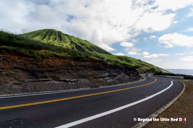 Koko Crater as seen from the highway that passes Hanauma Bay.