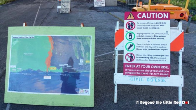 Warning signs before you go. 