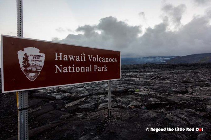 We cross over from private land to the VNP land. 