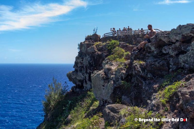 We reached the lookout point where you get fantastic views.