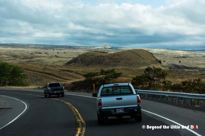 Along the way to the Visitors Center, we encountered volcanic cinder cones.
