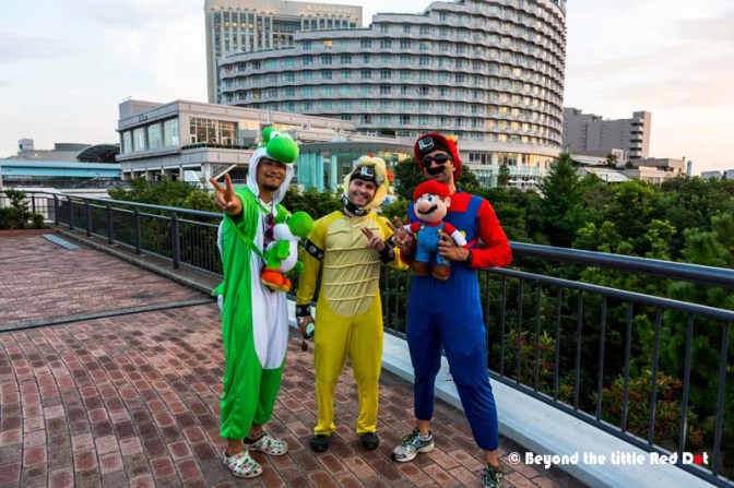 How about saying hello to the Mario Brothers?